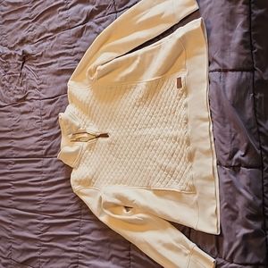 Quilted quarter zip